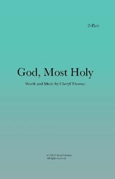 God Most Holy Two-Part Mixed choral sheet music cover
